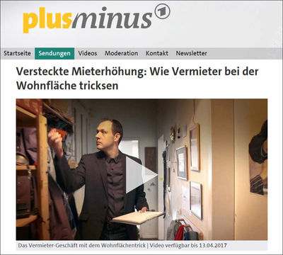 Wie Mieter bei der Wohnfläche ausgetrickst werden.